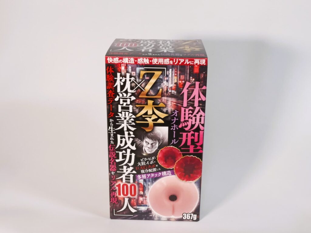 「Z李×枕営業成功者100人」体験調査データから生まれた伝説名器をリアル再現のパッケージ