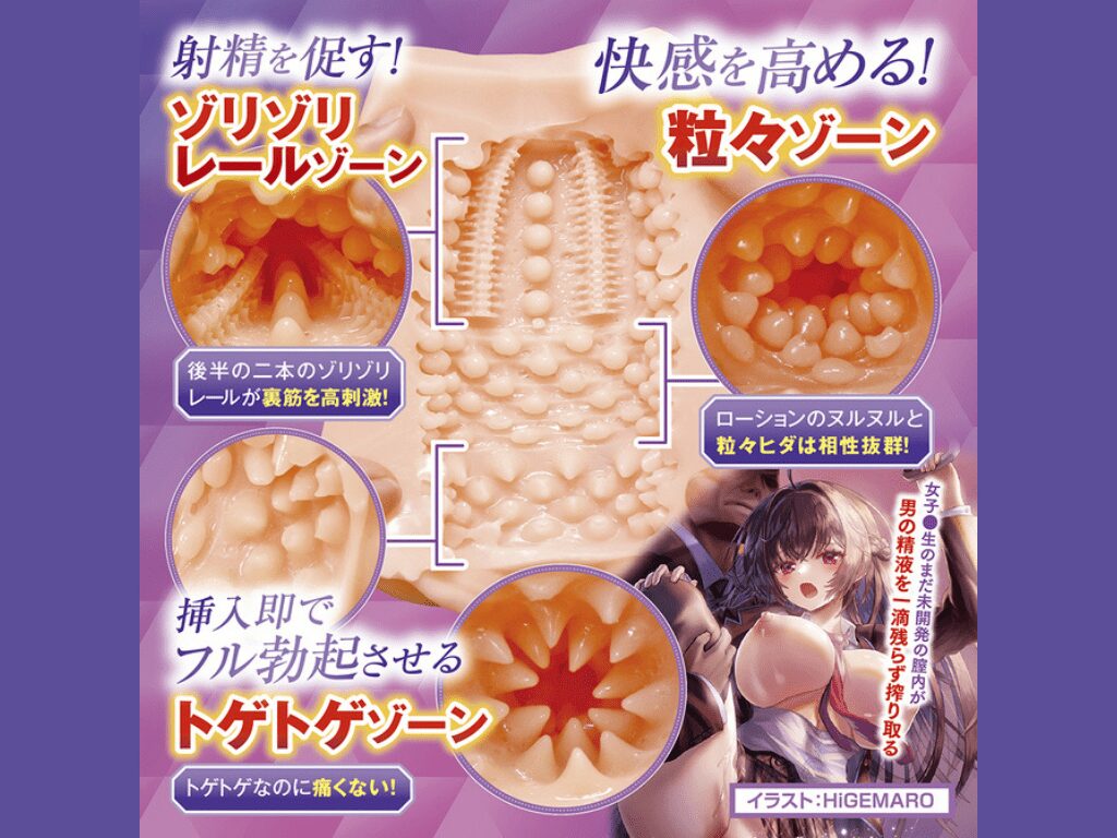 粒々Wレールスクイーズの内部構造