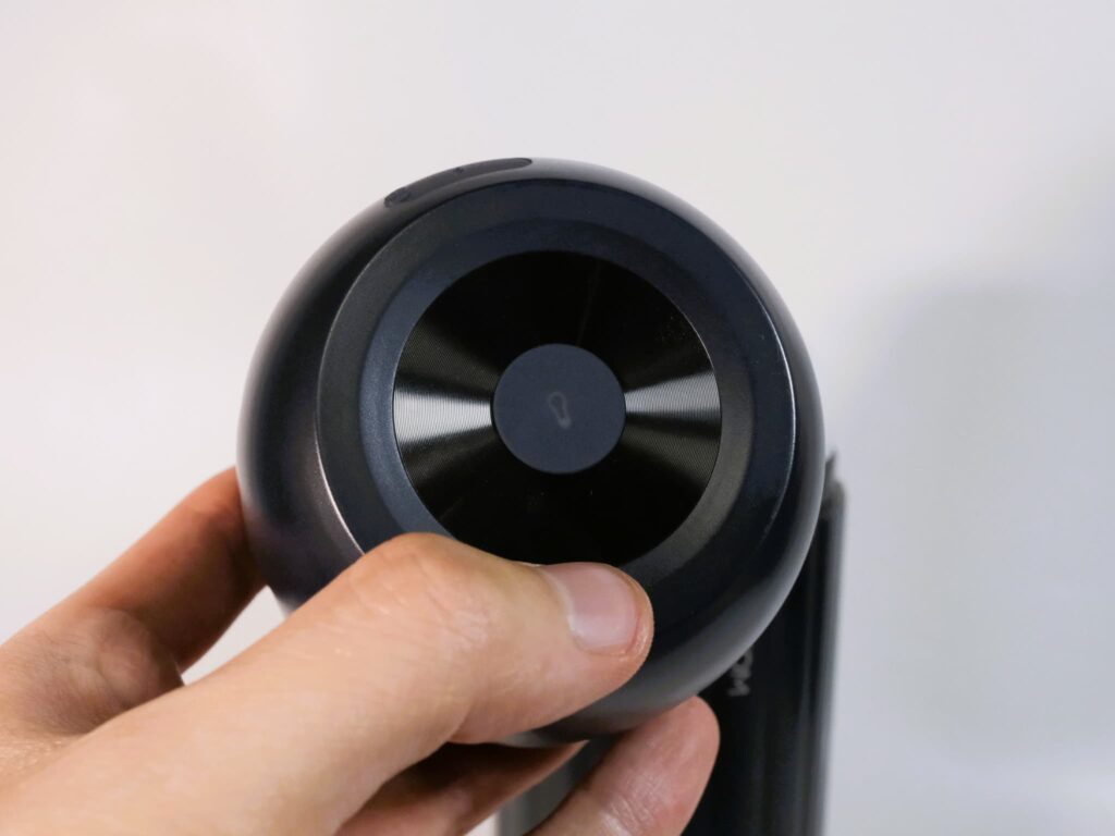 SAM NEO2 PROの温熱ボタン