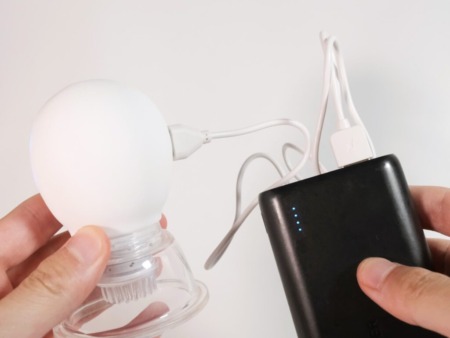 ニップルドリームライドを充電