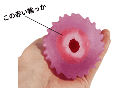 超・半面二層!ぎゅっとペロ筋美の締めつけリング