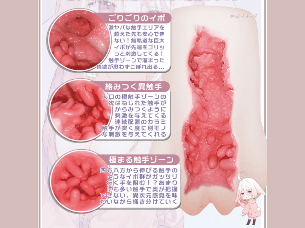 もち雪　からみしょくしゅの内部構造