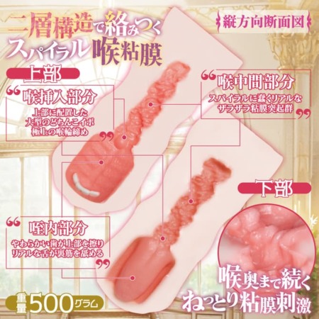 高貴な王女は白濁に染まる ディープスロートマニアの内部構造