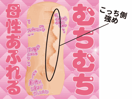 デカ乳オナホ 種沢ななみの隆起は片面に集中してる