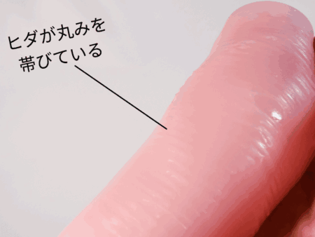 Hard Worker!はヒダが丸みを帯びている