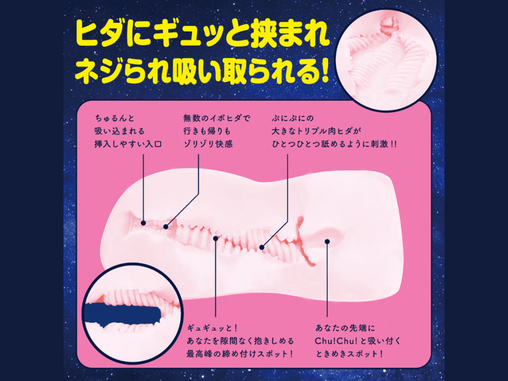 復刻版 PUNIVIRGIN［ぷにばーじん］EXCITEの内部構造