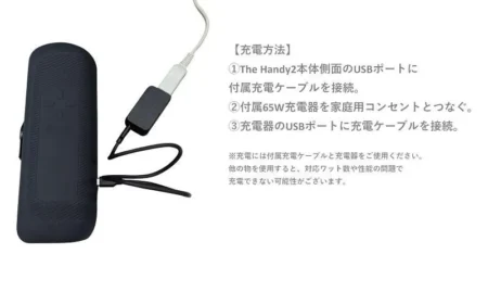 The Handy2 PROの充電方法