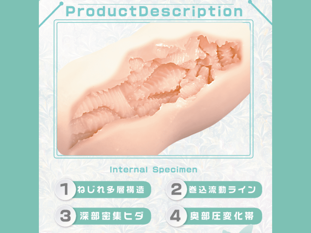 感触標本 Nejireの内部構造