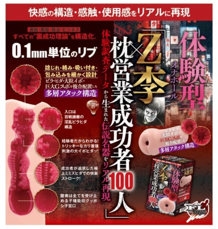 「Z李×枕営業成功者100人」体験調査データから生まれた伝説名器をリアル再現の内部構造