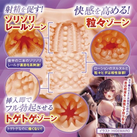 粒々Wレールスクイーズの内部構造