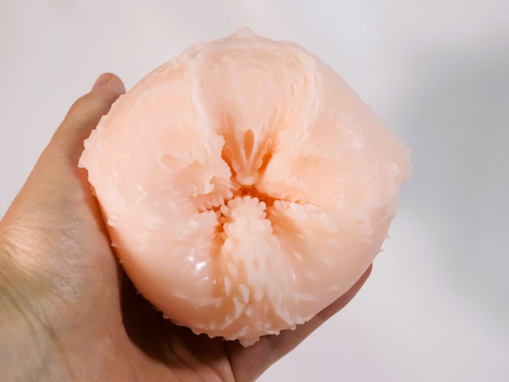 いつでも使えるオナホメイドの半裏返し