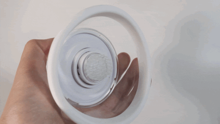 ニップルカップミライの回転パターン