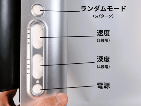 Solace Proの付属ボタン