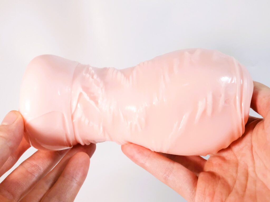 次世代HOLE 極ヒダばーじん 人工皮膚を裏返してみた